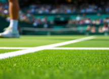 Matteo Berrettini in azione agli Australian Open