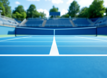 Nick Kyrgios in azione durante una partita di tennis