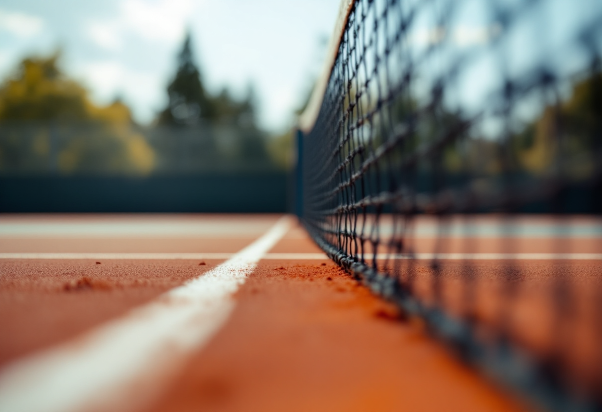 Nick Kyrgios durante una partita di tennis