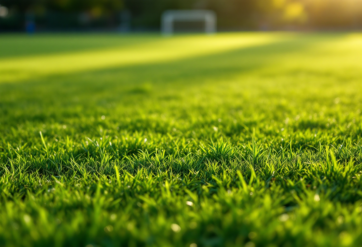 Giocatori di calcio in azione con One of Us