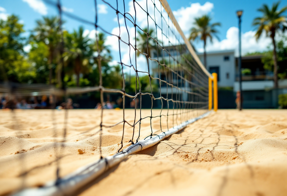 Squadra di pallavolo Graffeo in azione durante il campionato