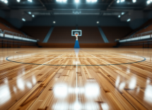 Giocatrici di basket femminile in azione durante una partita