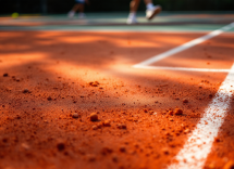 Giocatori in azione durante le semifinali ATP 250