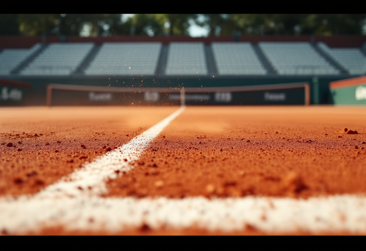 Sinner e Zverev in azione durante una partita di tennis