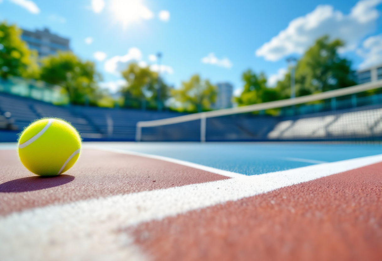 Tennisti italiani in azione ad Auckland prima dell'Australian Open