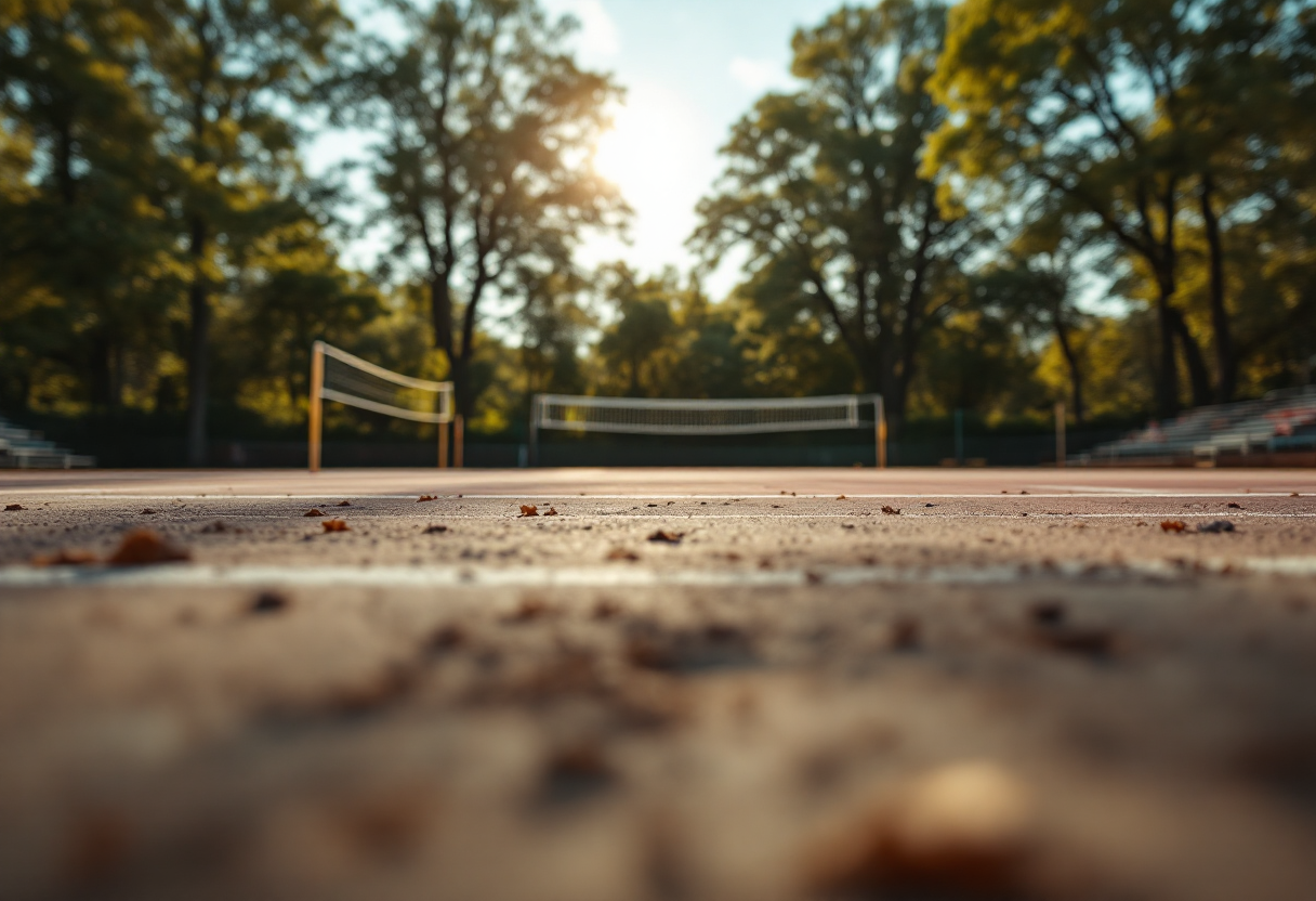 Aleksandra Gryka in azione durante una partita di volley