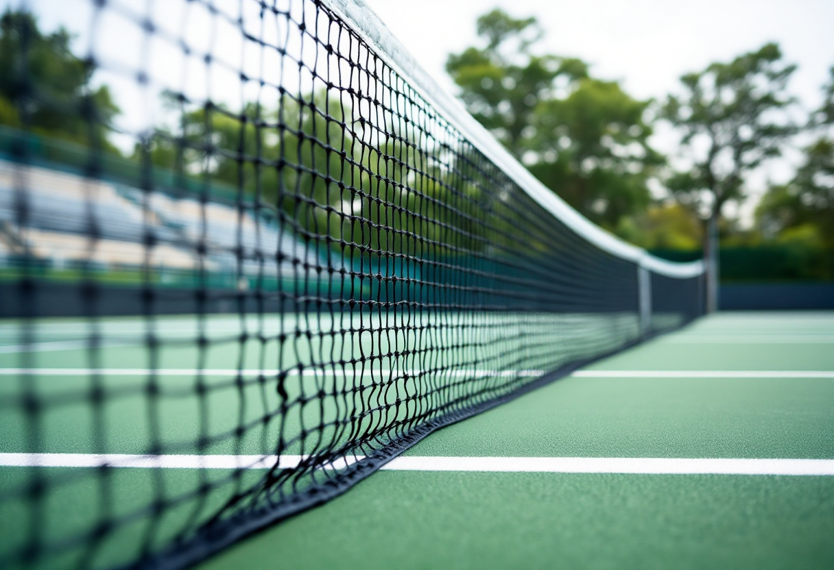 Barbora Krejcikova durante un torneo di tennis