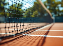 Giovani tennisti italiani in azione durante un torneo