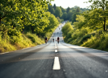 Cicliste coinvolte in una caduta durante l'UAE Tour Women