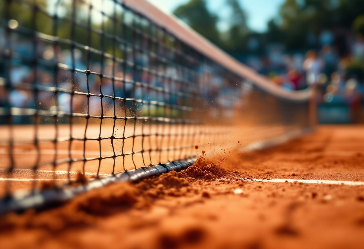 Joao Fonseca in azione al torneo ATP di Buenos Aires