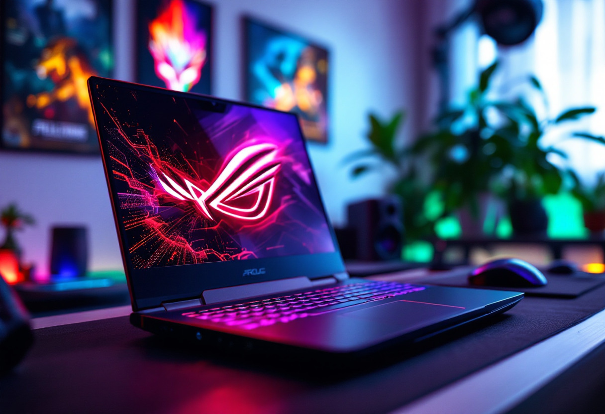 Nuovi laptop da gaming ASUS ROG con design innovativo