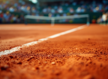 Matteo Arnaldi in azione all'ATP 250 di Delray Beach