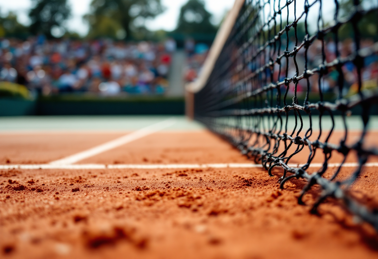 Matteo Berrettini esulta dopo la vittoria a Dubai