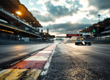 Mercedes W16 in pista durante la stagione di Formula 1 2025