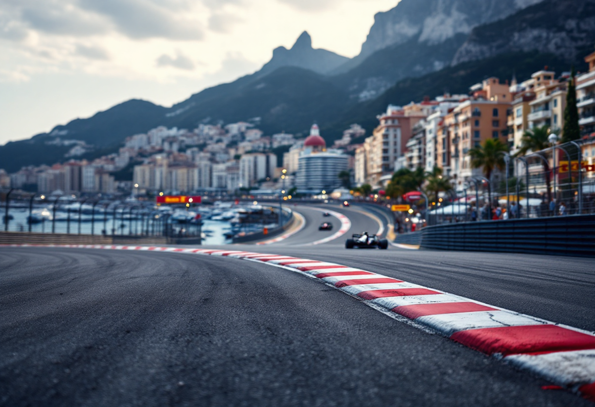 Piloti di Formula 1 durante un pit-stop a Monaco