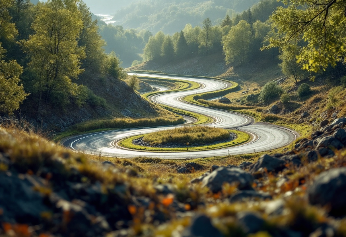 Immagine di una gara di rally in Italia nel 2025