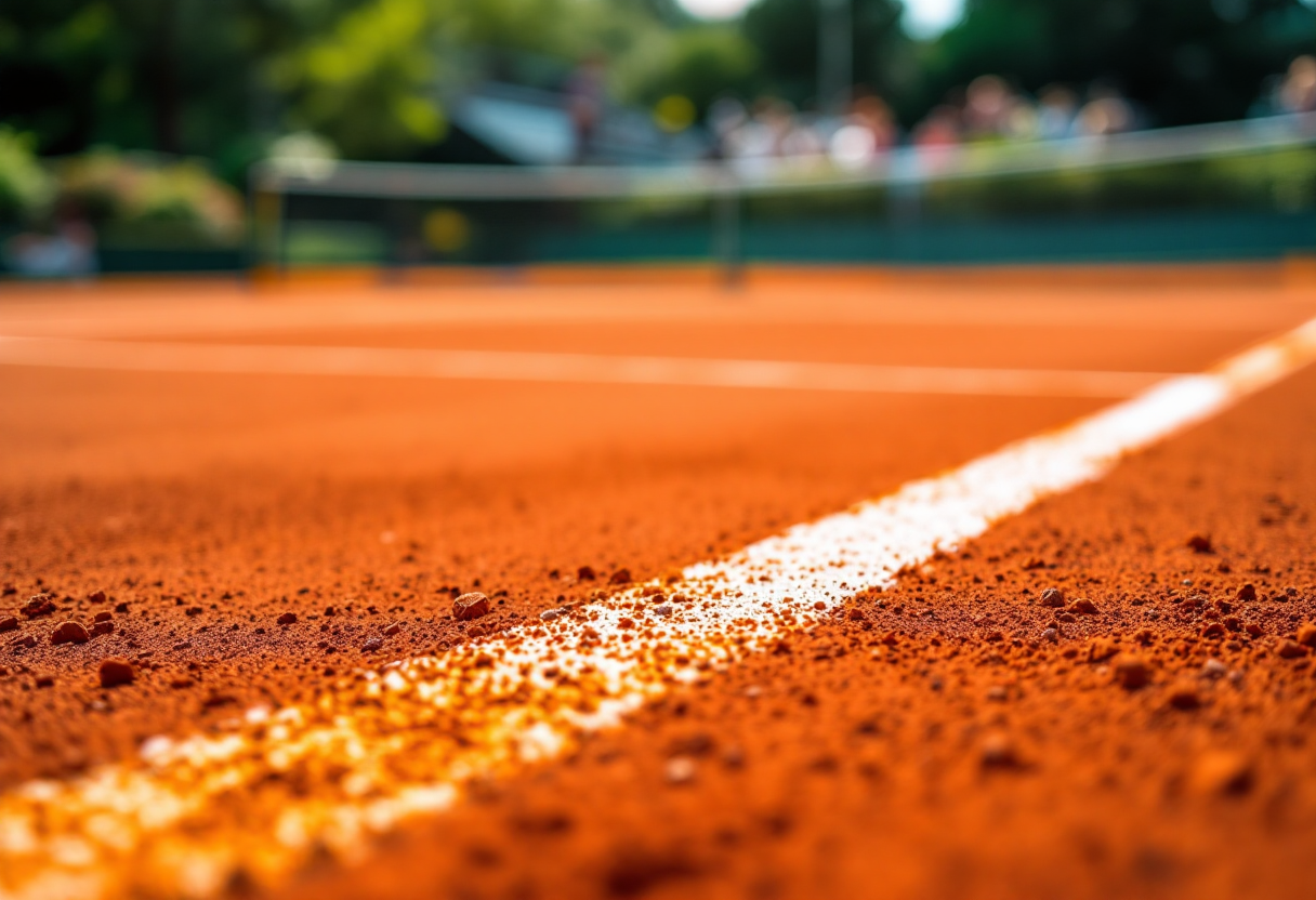 Giocatrici di tennis in azione al torneo di Sharm El Sheikh