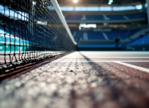 Jannik Sinner durante una partita di tennis