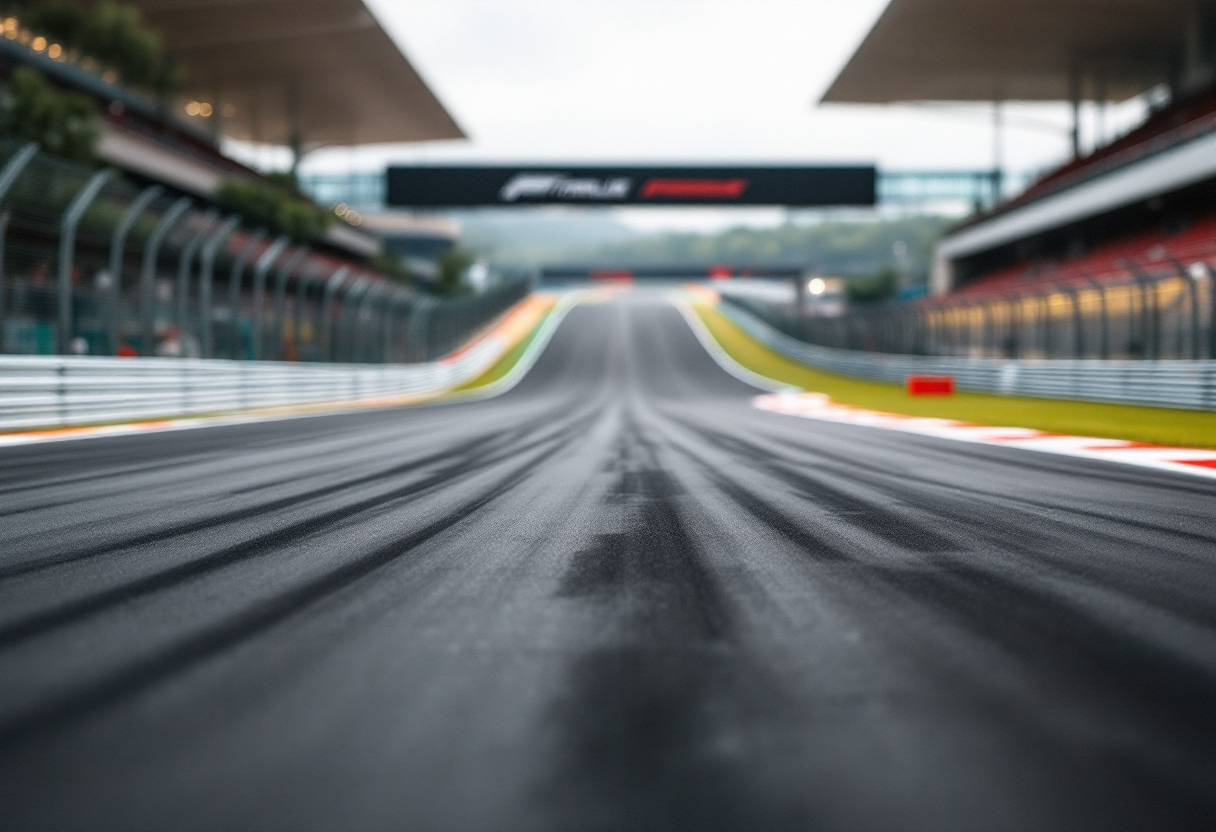 Piloti in azione durante la prima giornata di test F1