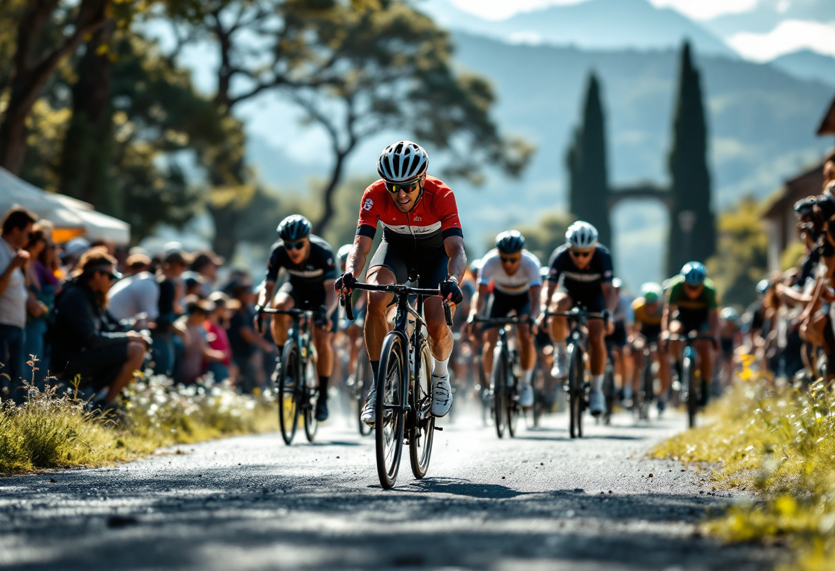 Christian Scaroni sul podio al Trofeo Laigueglia 2023