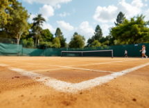 Daniil Medvedev in azione ai campi di Indian Wells 2025