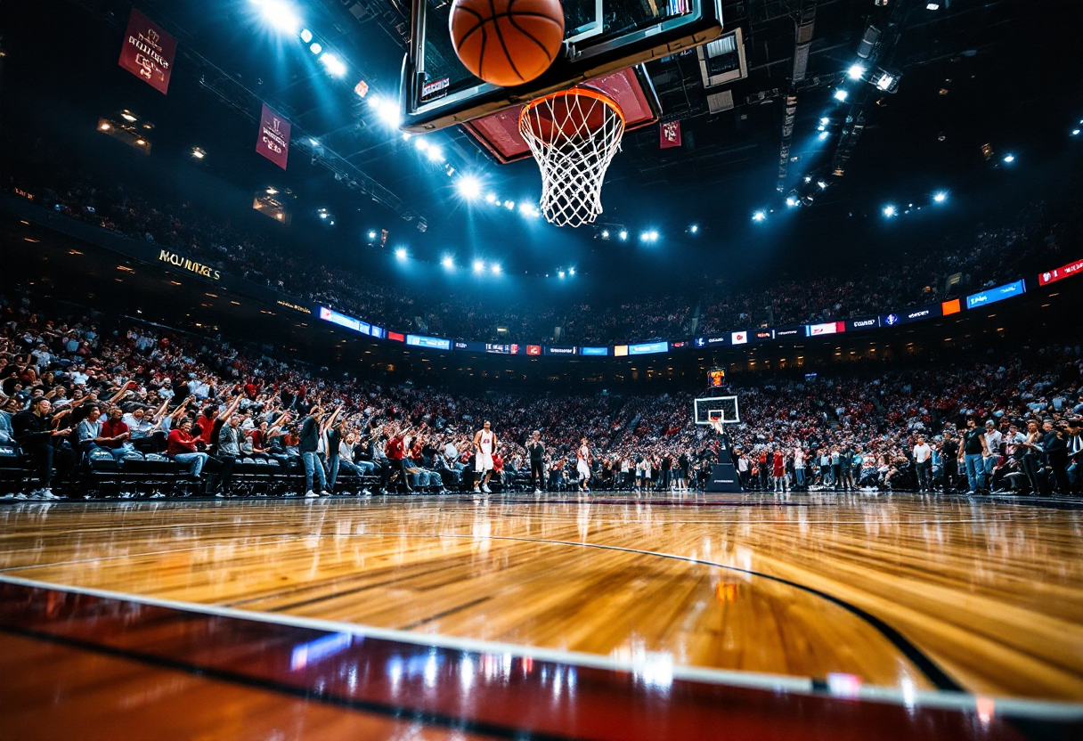 Luca Banchi celebra la vittoria dell'Efes in Eurolega