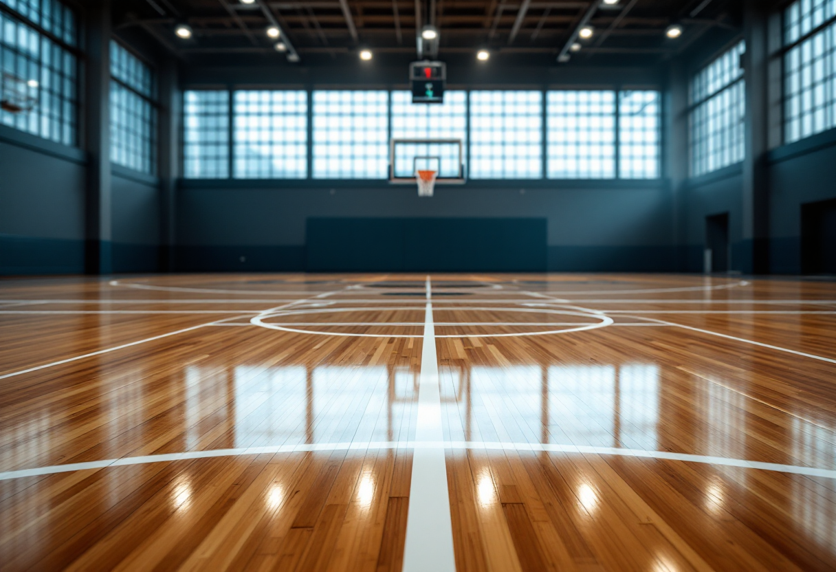 Estra Pistoia Basket in azione contro Bertram Tortona