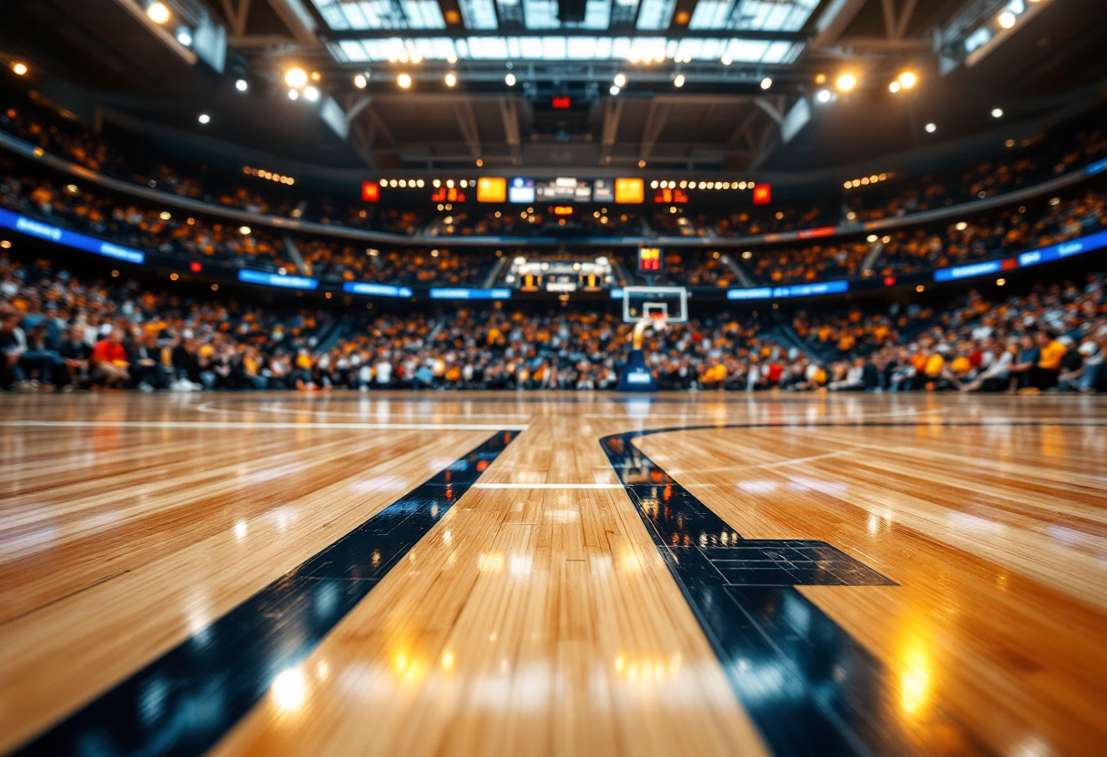 Olimpia Milano e Dolomiti Energia Trento in azione