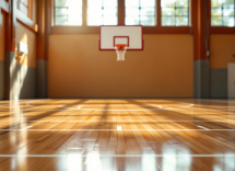 Marco Restelli in campo durante una partita di basket