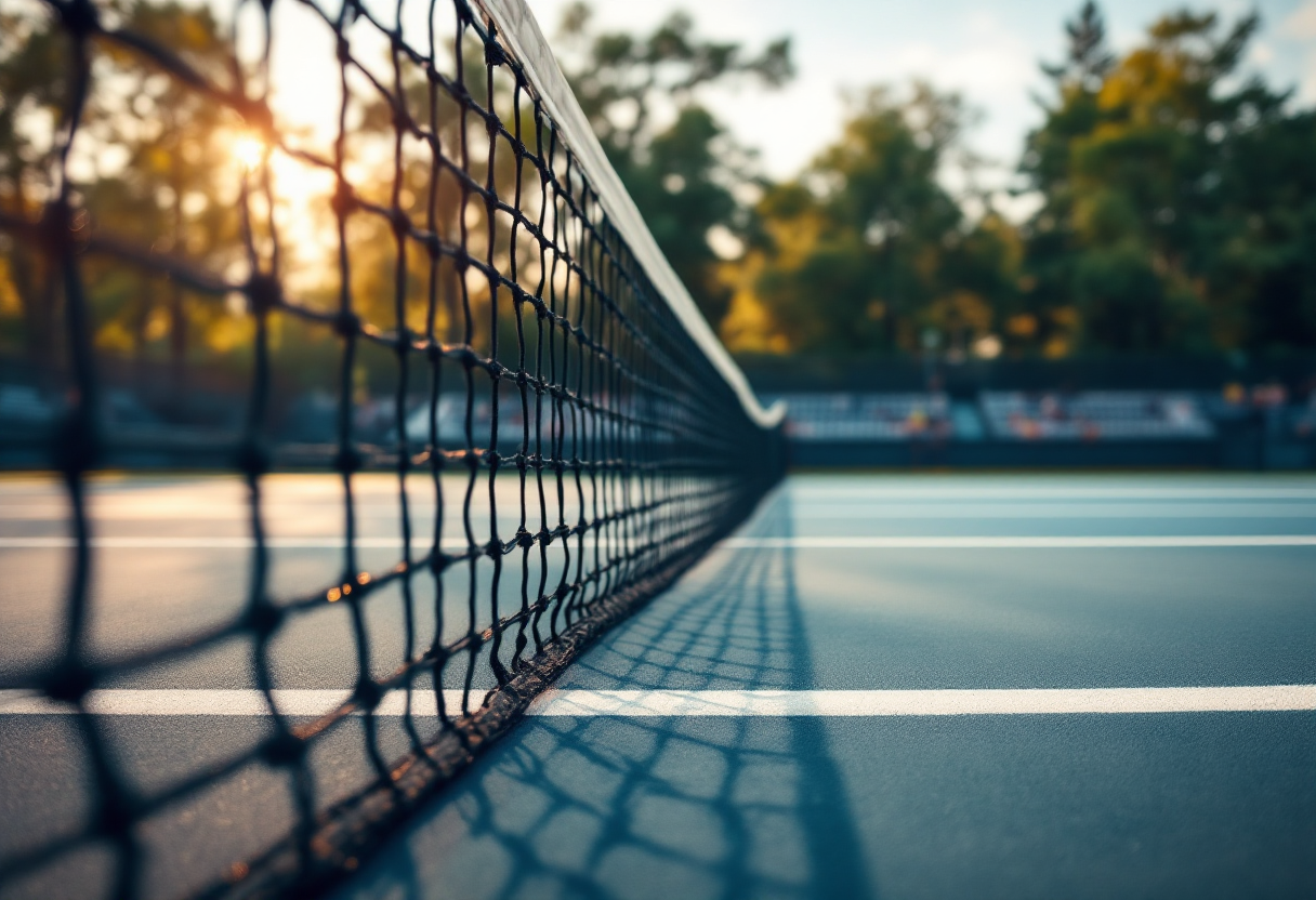 Jack Draper in azione sul campo da tennis