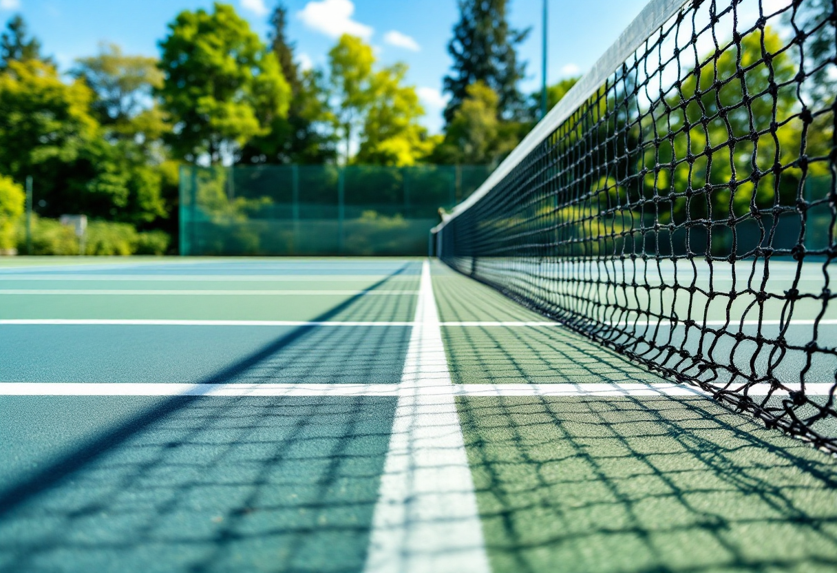 Jack Draper in azione durante una partita di tennis