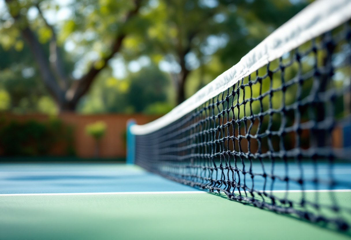 Matteo Berrettini gioca a padel con amici e famiglia