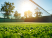 Giocatori di tennis emergenti in azione sul campo