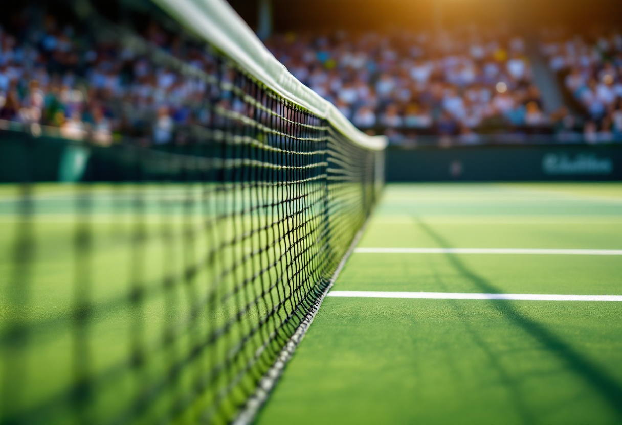 Giocatrici in azione durante il torneo di tennis femminile ad Alaminos