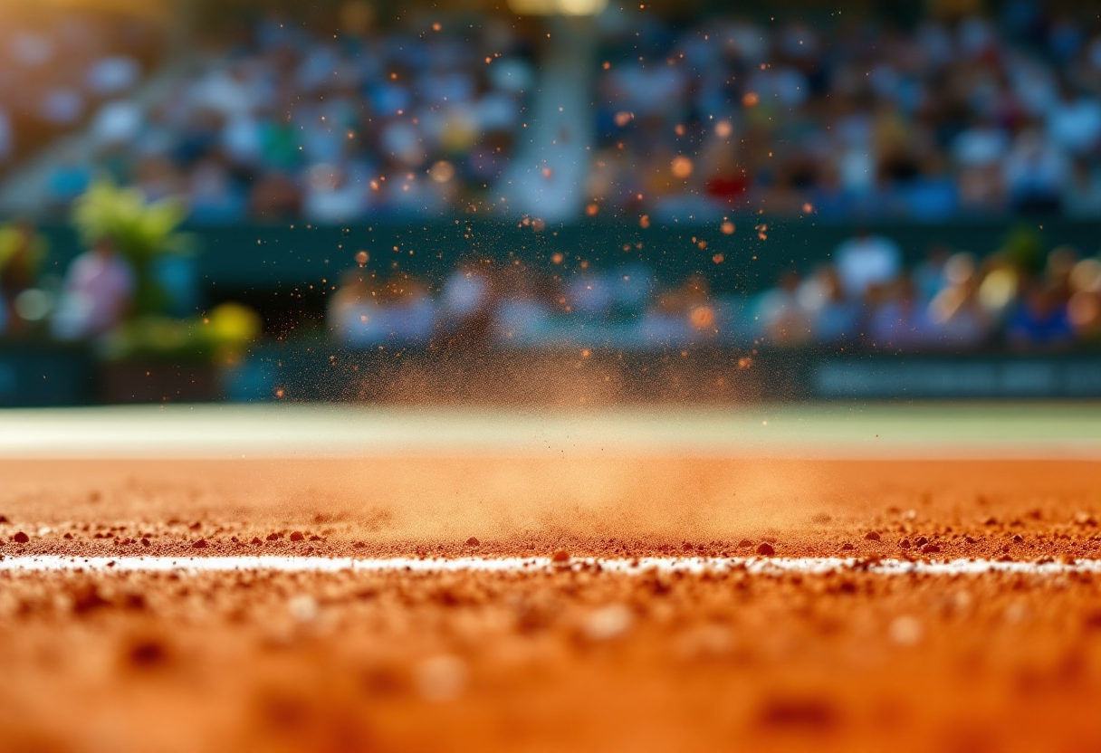 Giocatrici in azione durante le semifinali WTA 1000 a Indian Wells