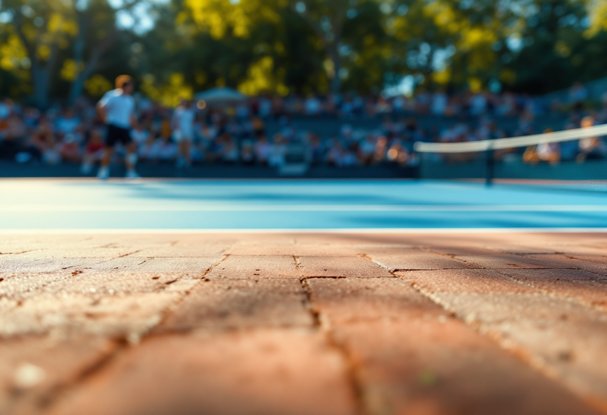 Giocatrici di tennis in azione al secondo turno a Targu Mures