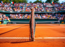 Stefanos Tsitsipas celebra la vittoria a Indian Wells