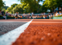 Matteo Berrettini esulta dopo la vittoria, preoccupato per l'infortunio